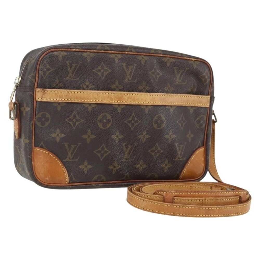 Authentic LOUIS VUITTON Monogram Trocadero 27 Shoulder Bag M51274 LV